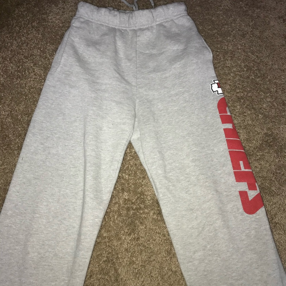 Majestic KC Chiefs Grey Sweatpants